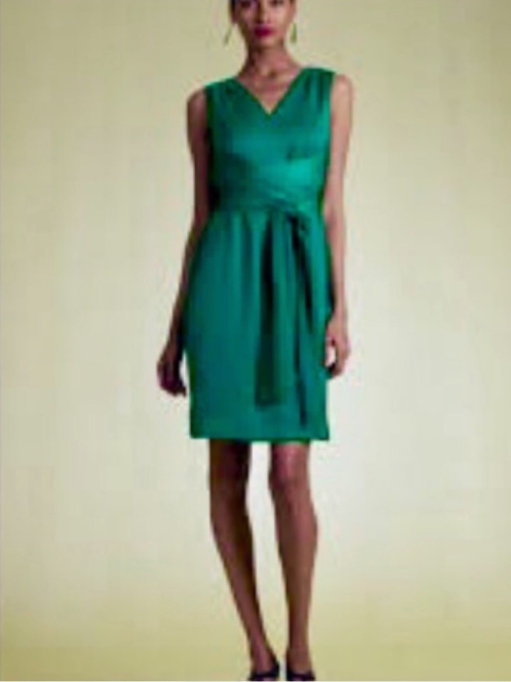 NWT Trina Turk Kaori Green Crepe Dress